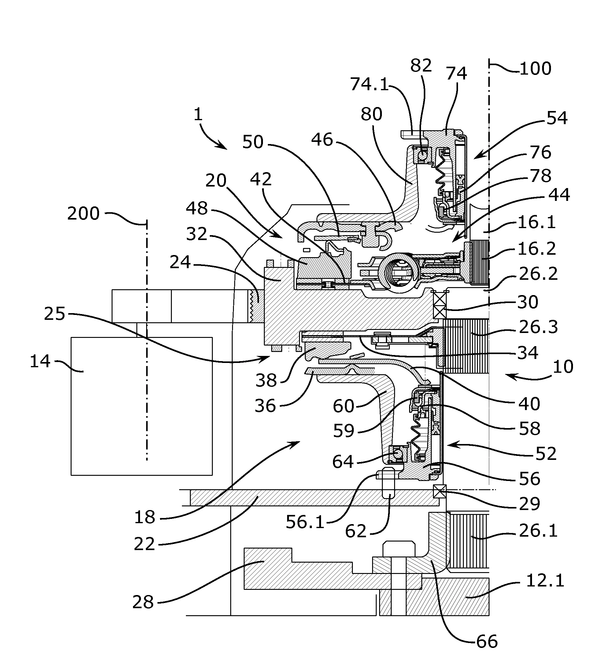 Systeme d'embrayage comportant un plateau de reaction supporte par un organe d'entree