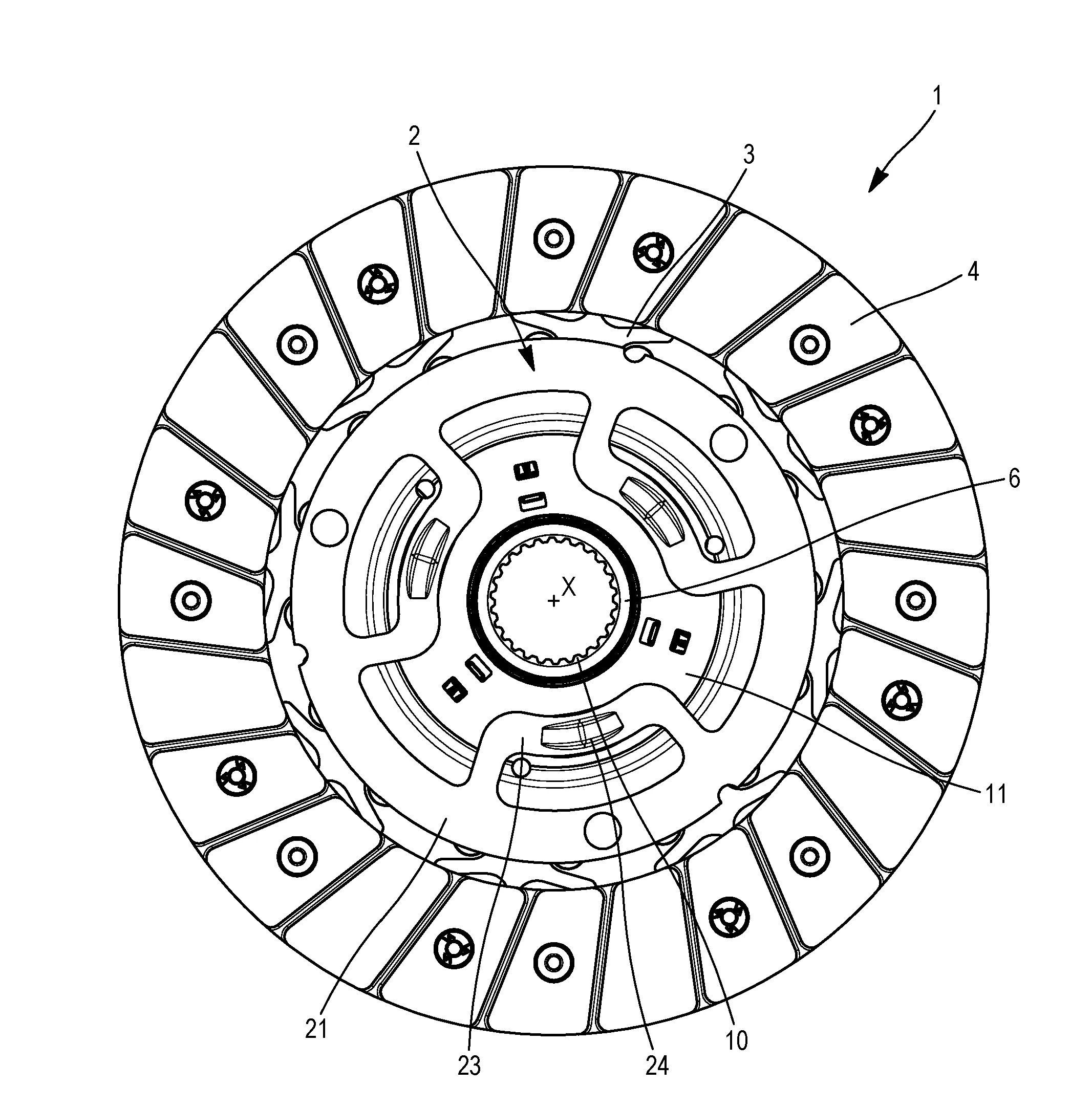Dispositif de transmission de couple comportant un absorbeur dynamique de vibrations