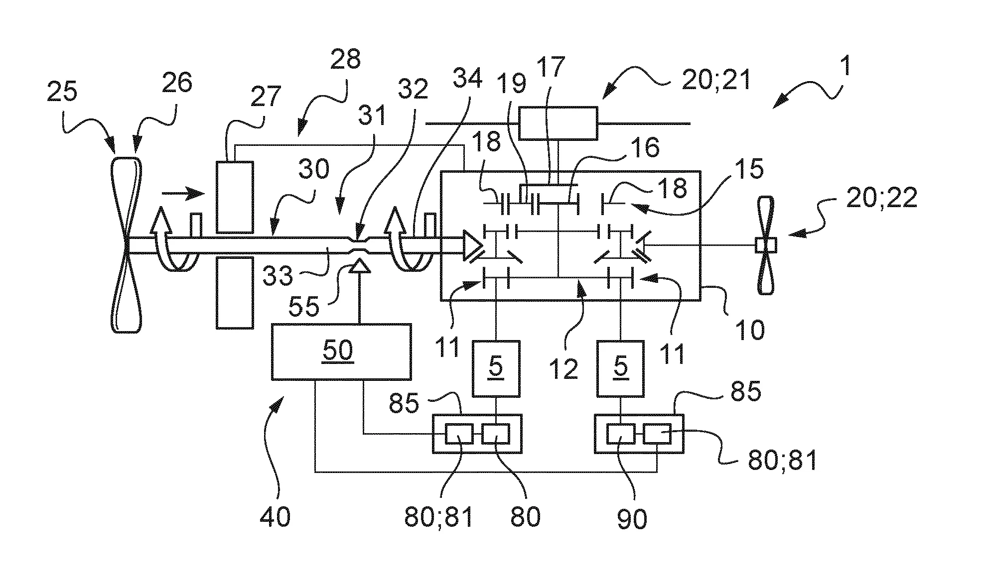 Procede et dispositif d'optimisation de puissance dans une installation motrice