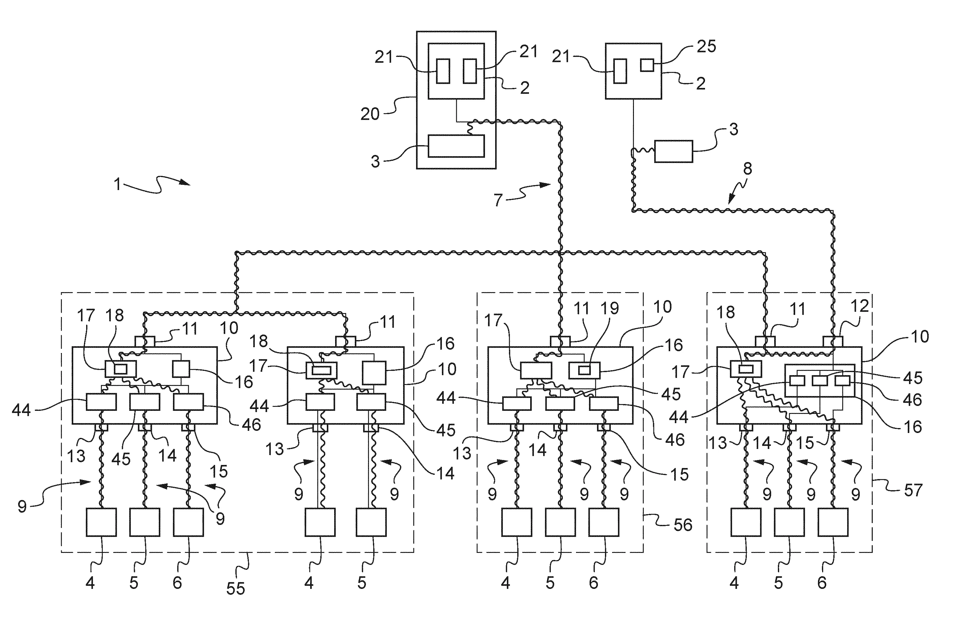 Boitier de distribution electrique et de concentration de donnees pour aeronef.