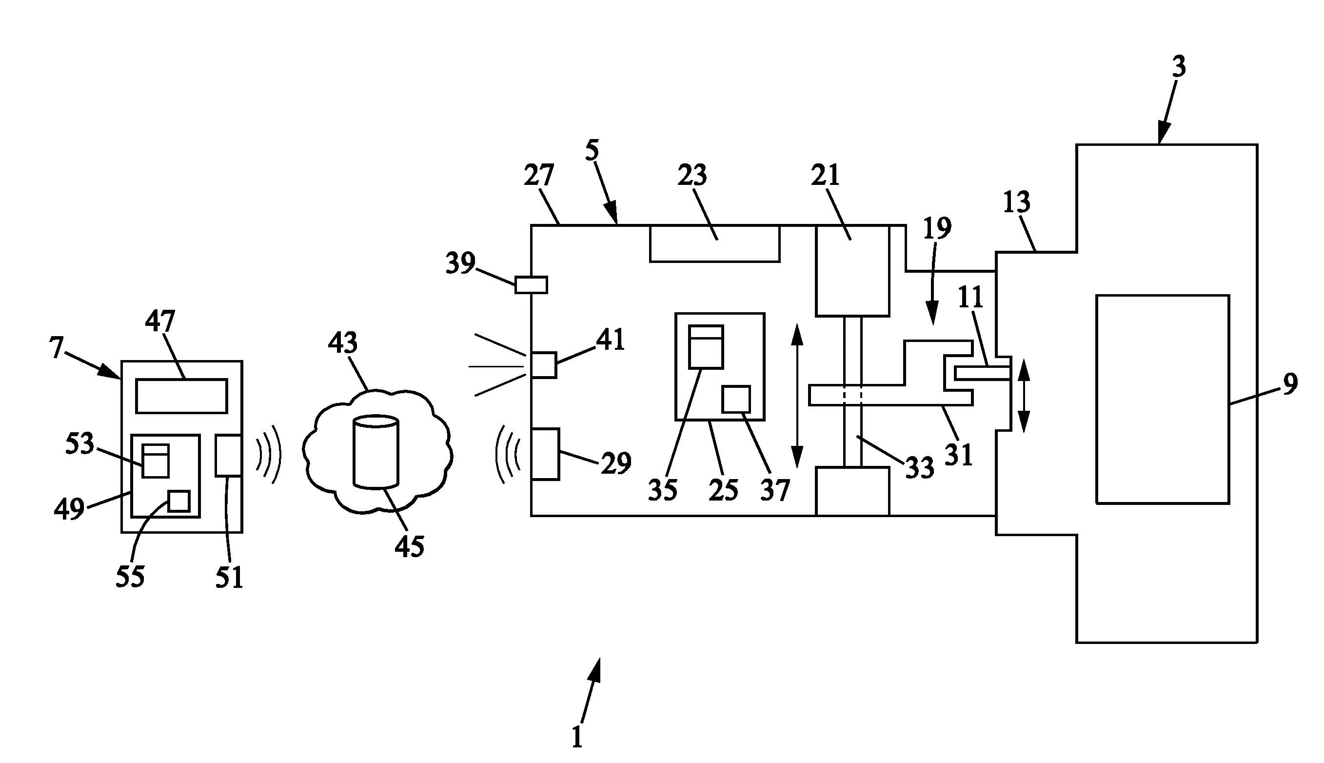 Dispositif de controle a distance d'un module electrique