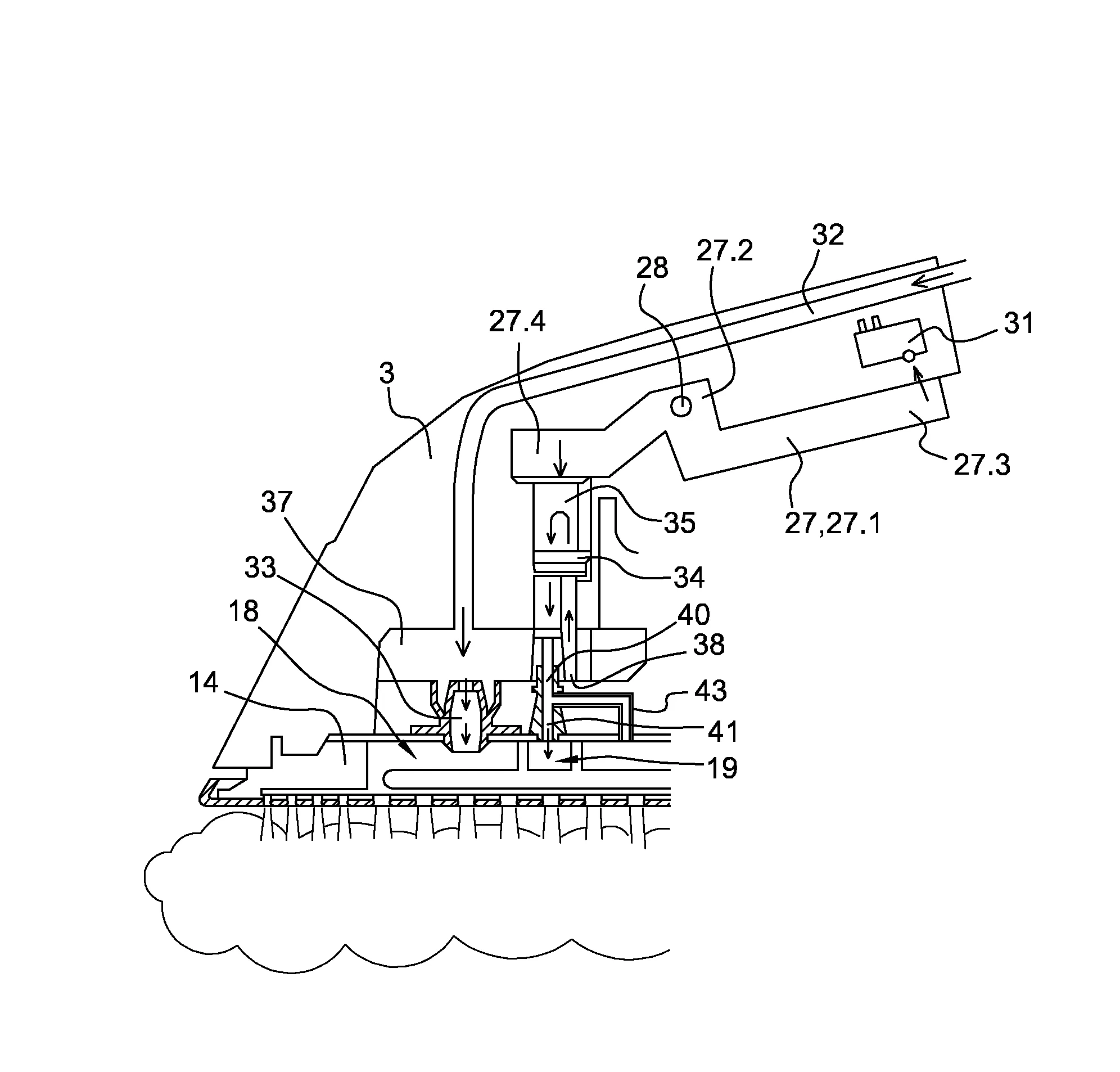 Appareil de repassage pourvu de chambres de vaporisation principale et secondaire
