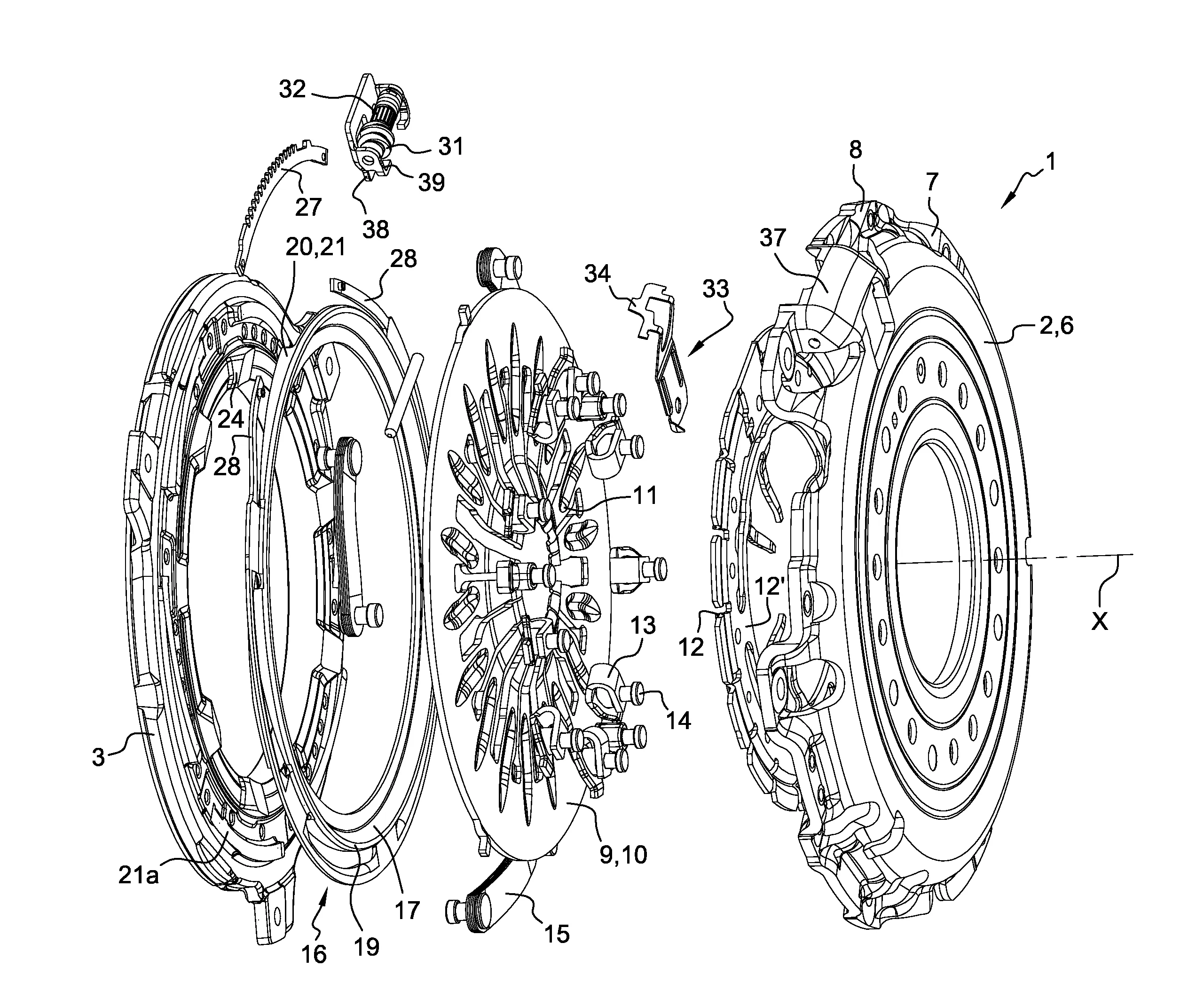 Organe de rattrapage d'usure pour un mecanisme d'embrayage