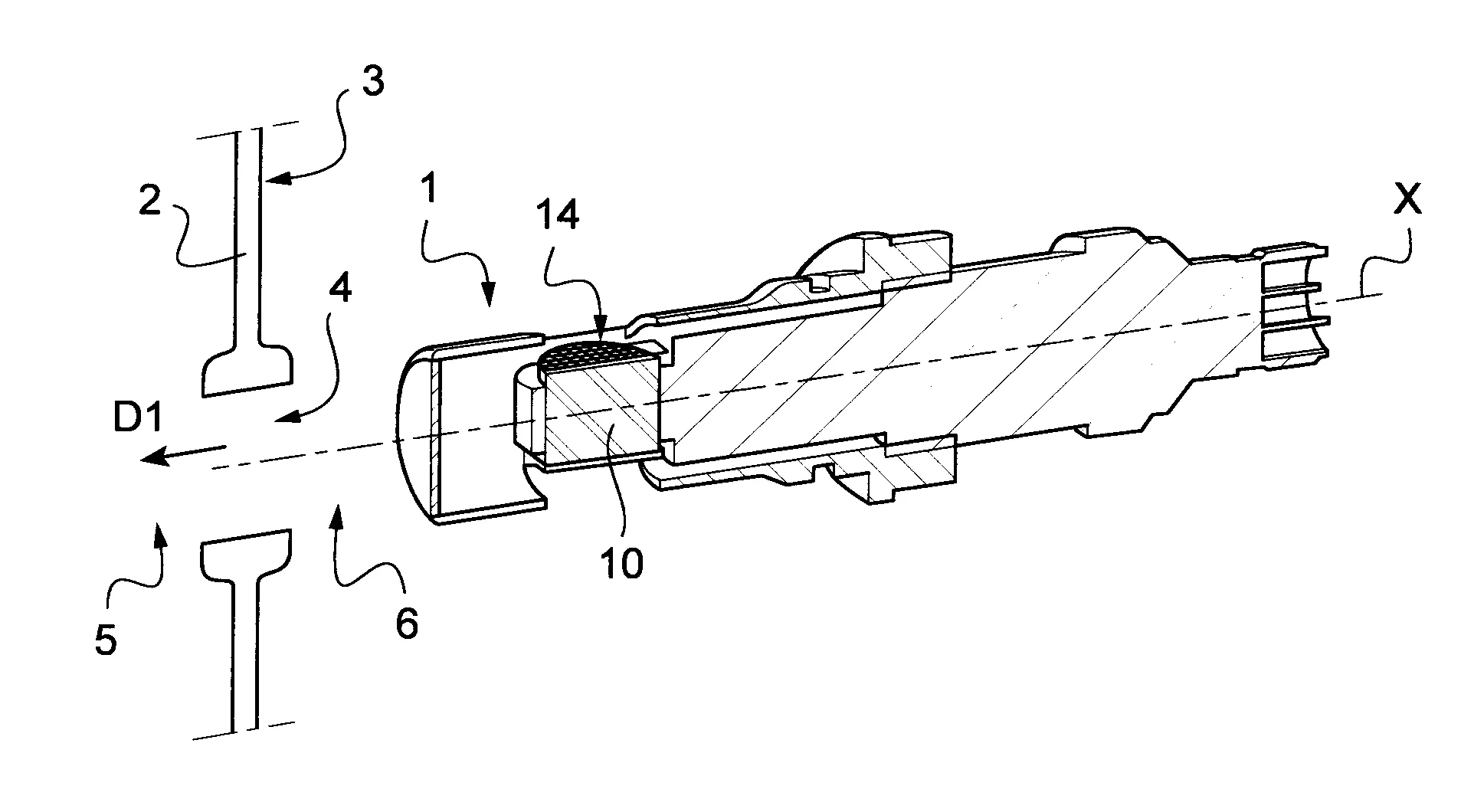 Dispositif magnetique destine a capter des particules metalliques d'usure en suspension dans un fluide de lubrification