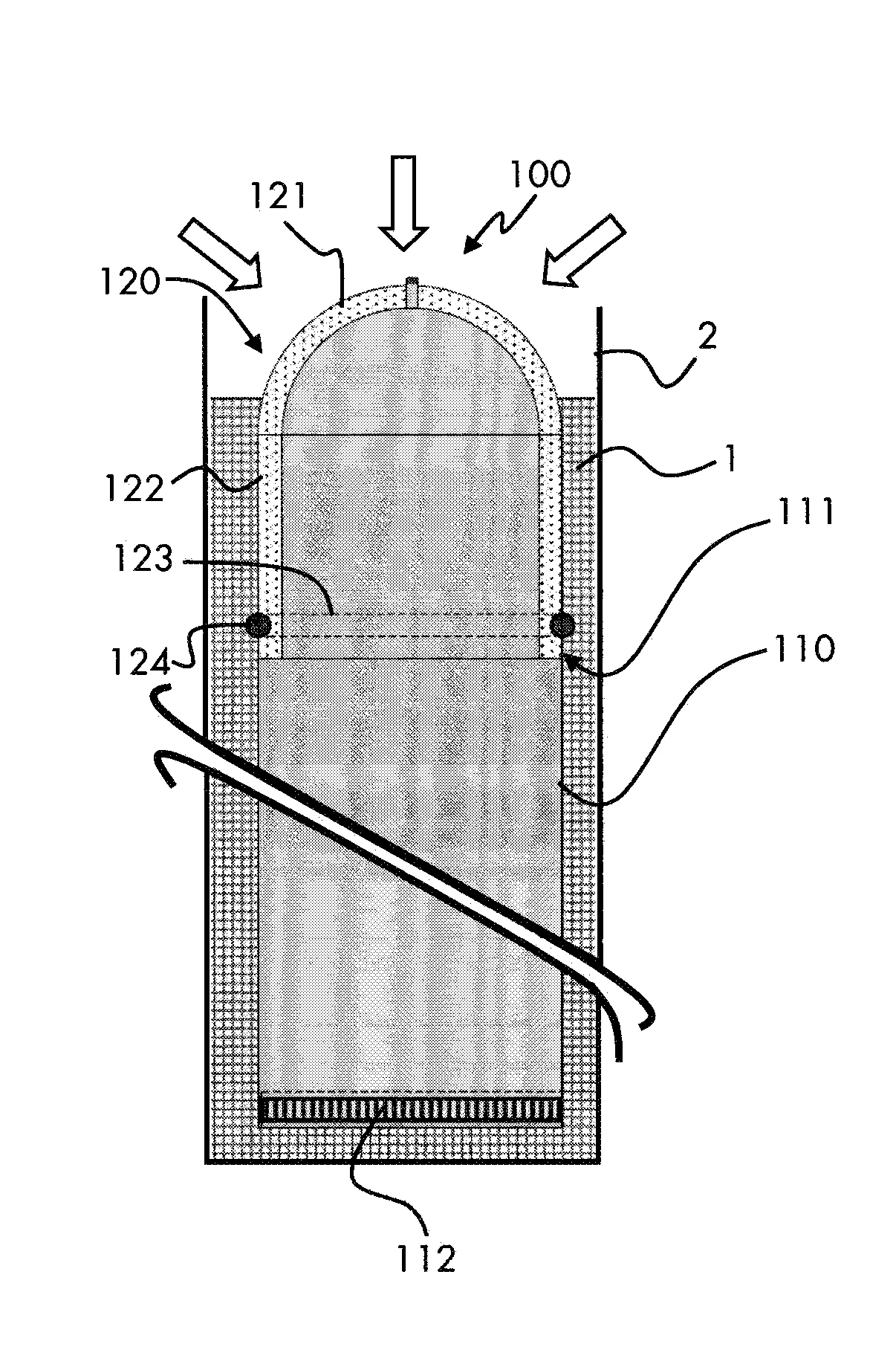 Dispositif de capture, de transport et de diffusion de lumiere pour un photo-bioreacteur