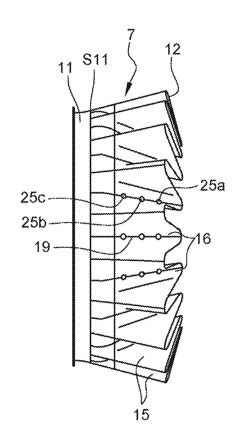 Melangeur a lobes favorisant le melange de flux confluents