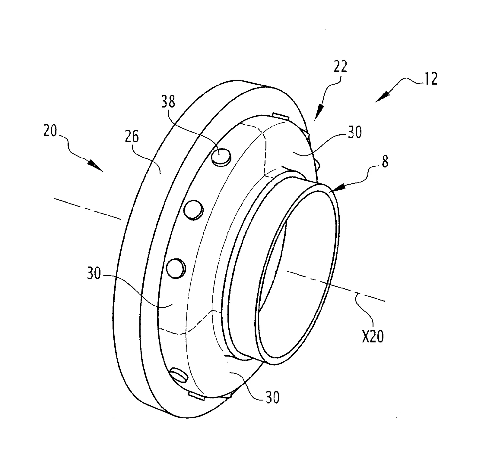 Dispositif de mesure pour une ligne d'arbres, navire comportant un tel dispositif de mesure