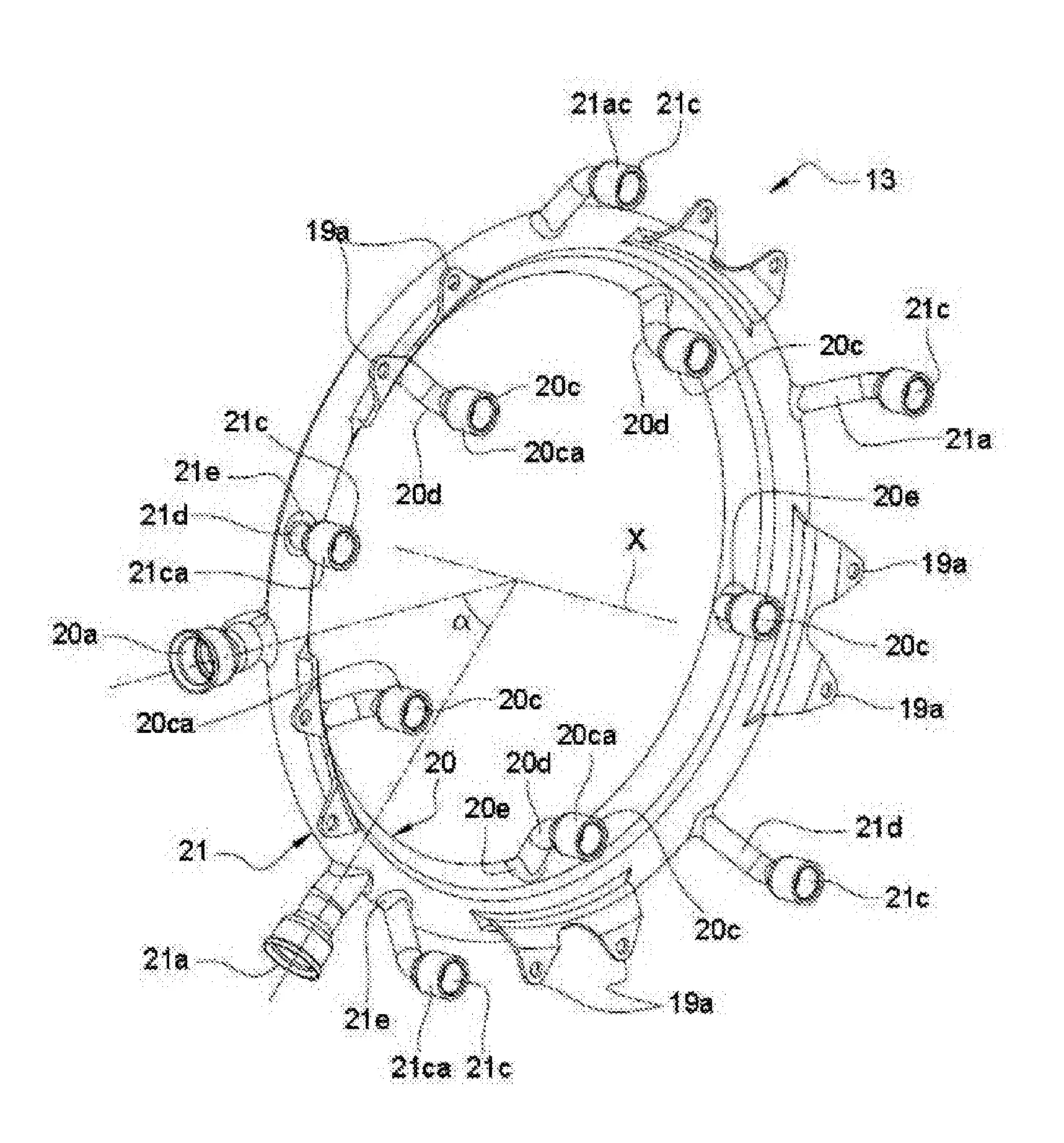 Distributeur d’huile de lubrification pour un reducteur mecanique de turbomachine d’aeronef