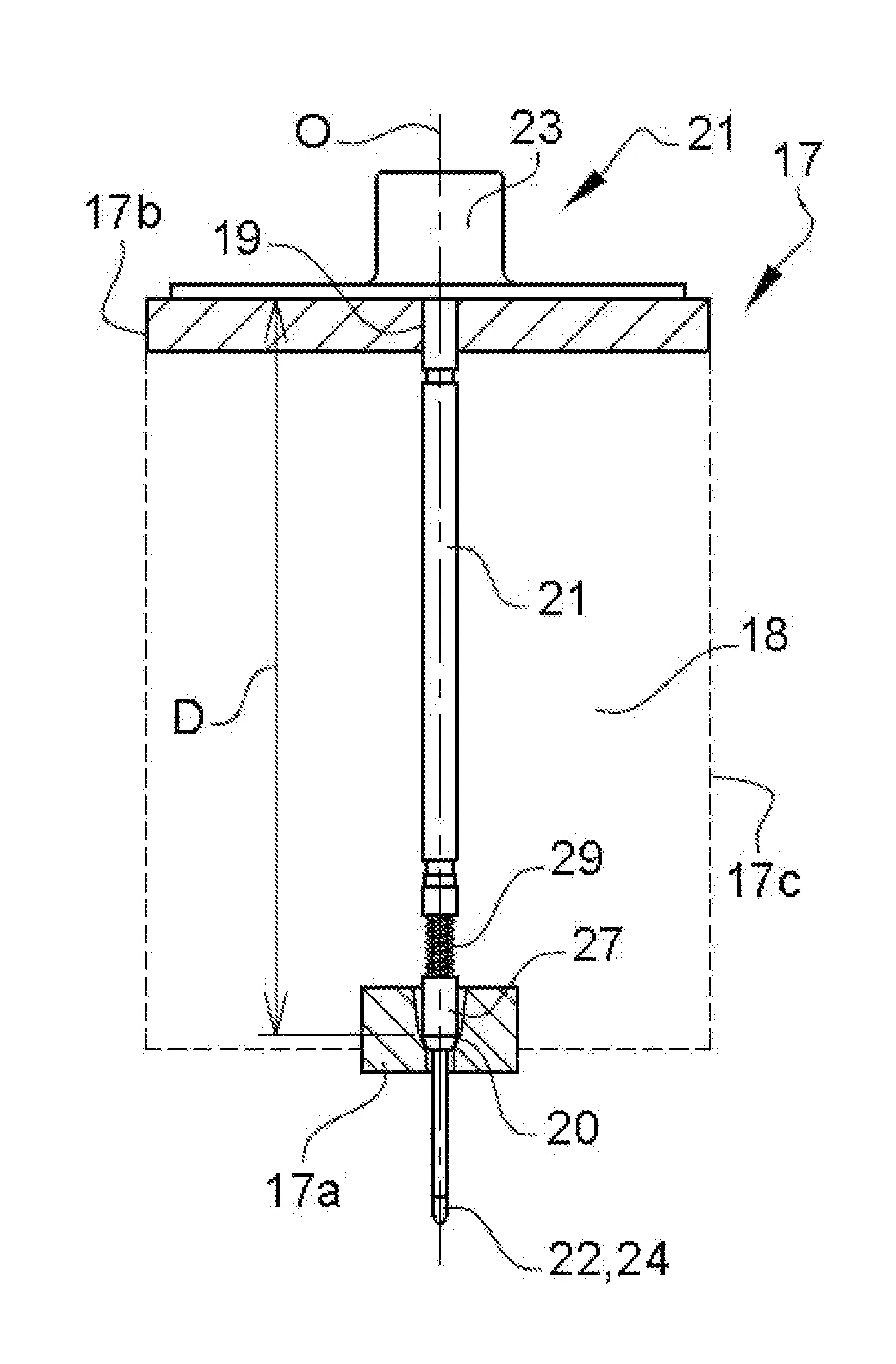 Dispositif de mesure de temperature et son procede de montage dans une turbomachine d’aeronef