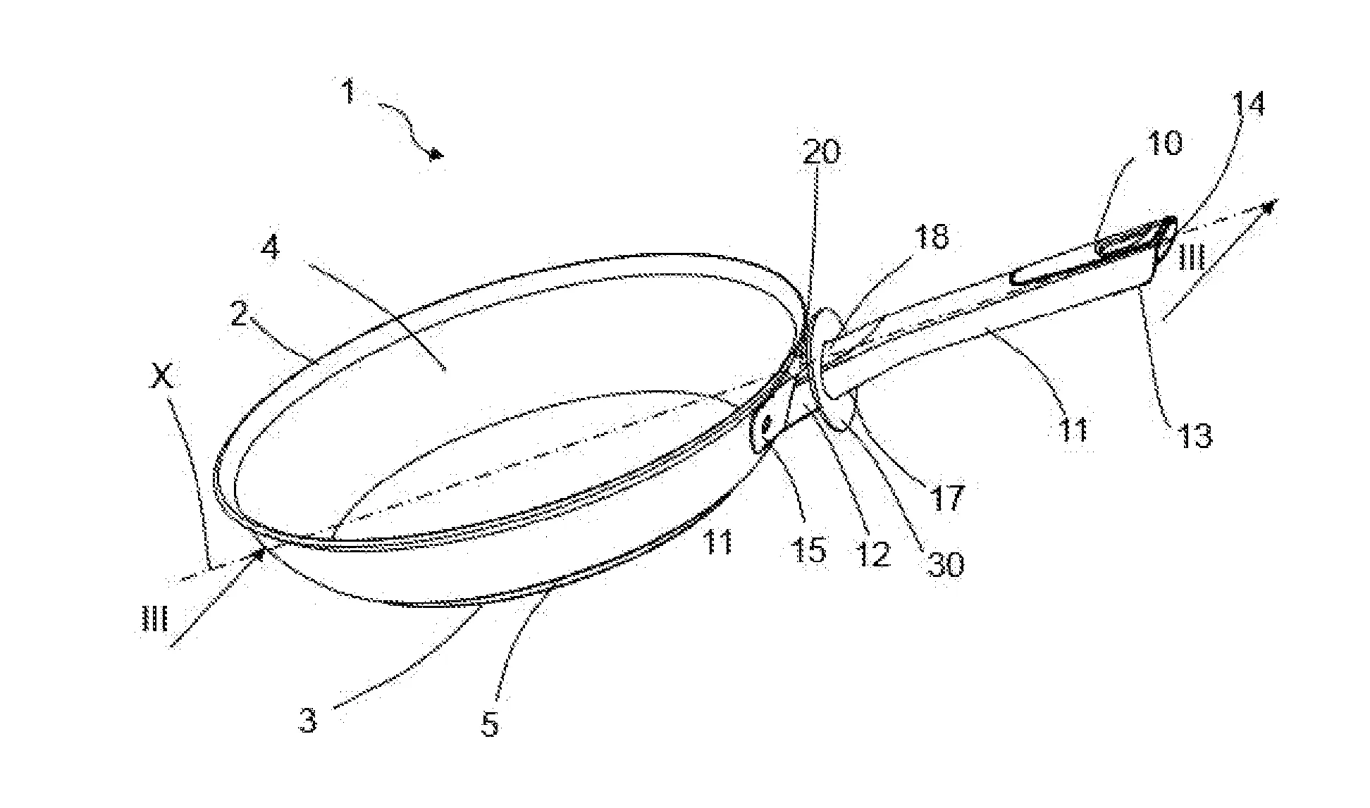 Recipient de cuisson muni d’une poignee tubulaire froide