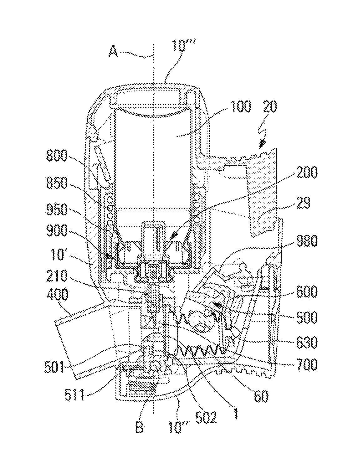 Dispositif de distribution de produit fluide synchronisé avec l'inhalation