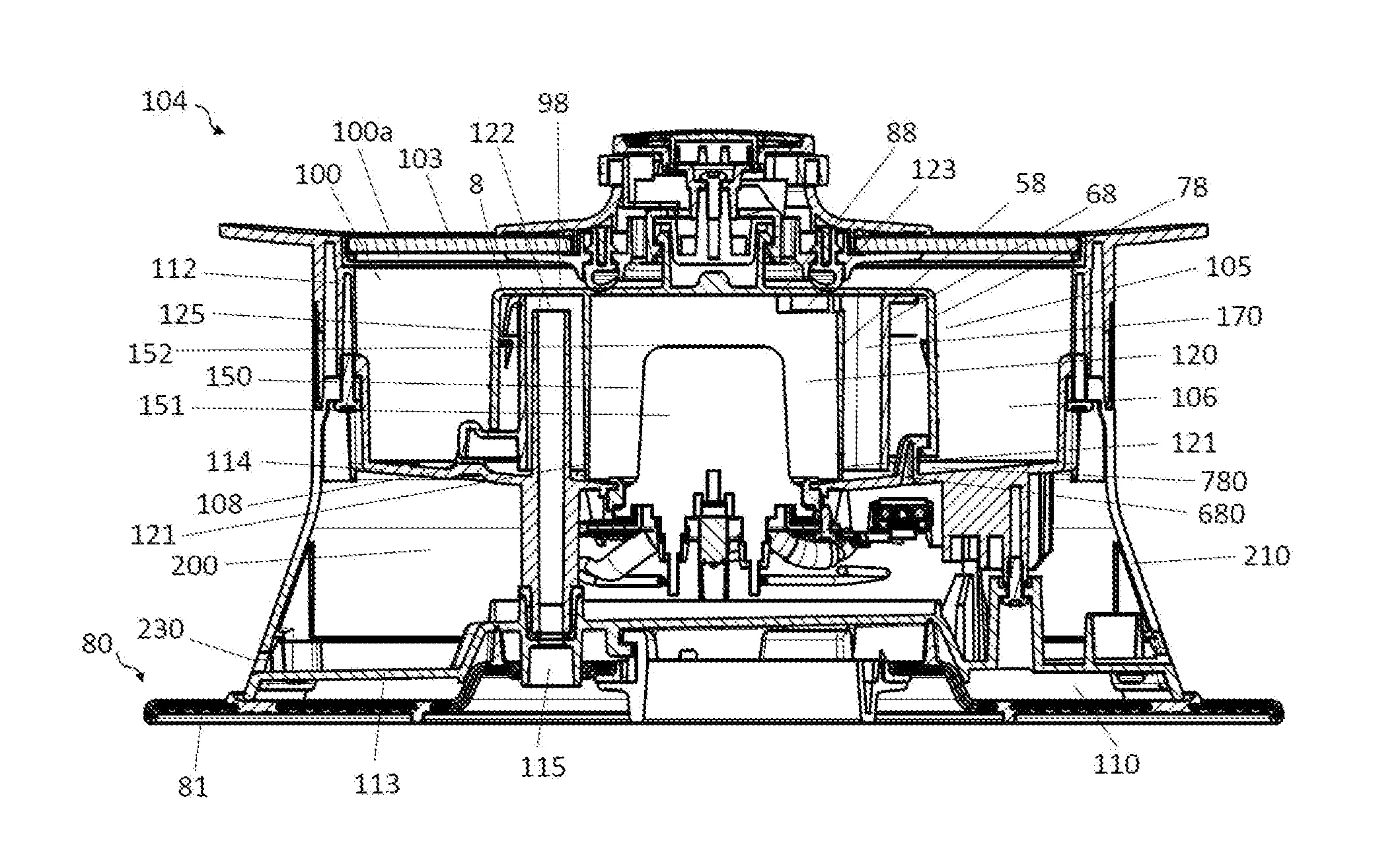 Accessoire cuiseur vapeur avec double couronne turbo