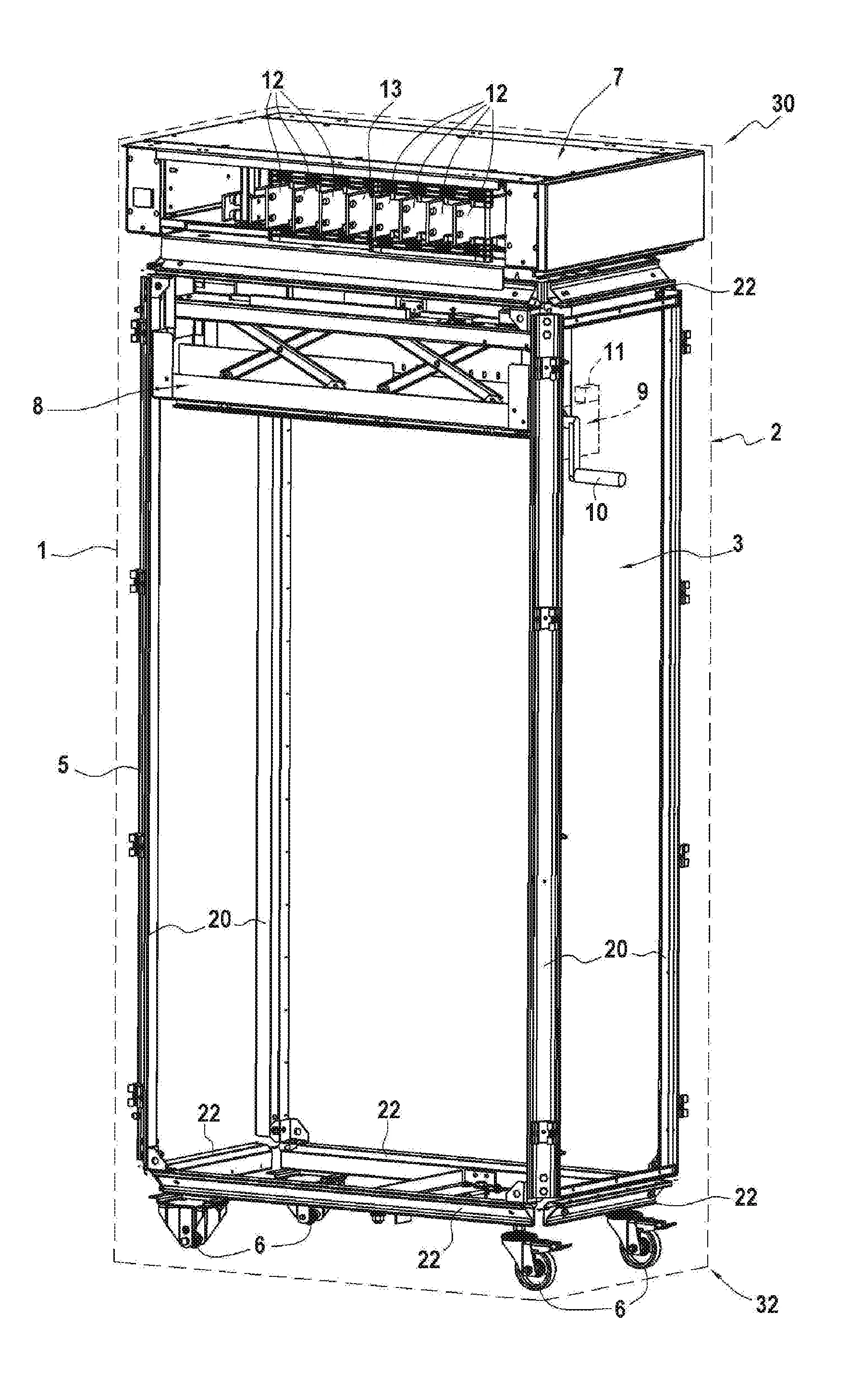 Système de connexion/déconnexion sécurisé de puissance d’un module dans une alimentation sans interruption modulaire de forte puissance et installation associée.