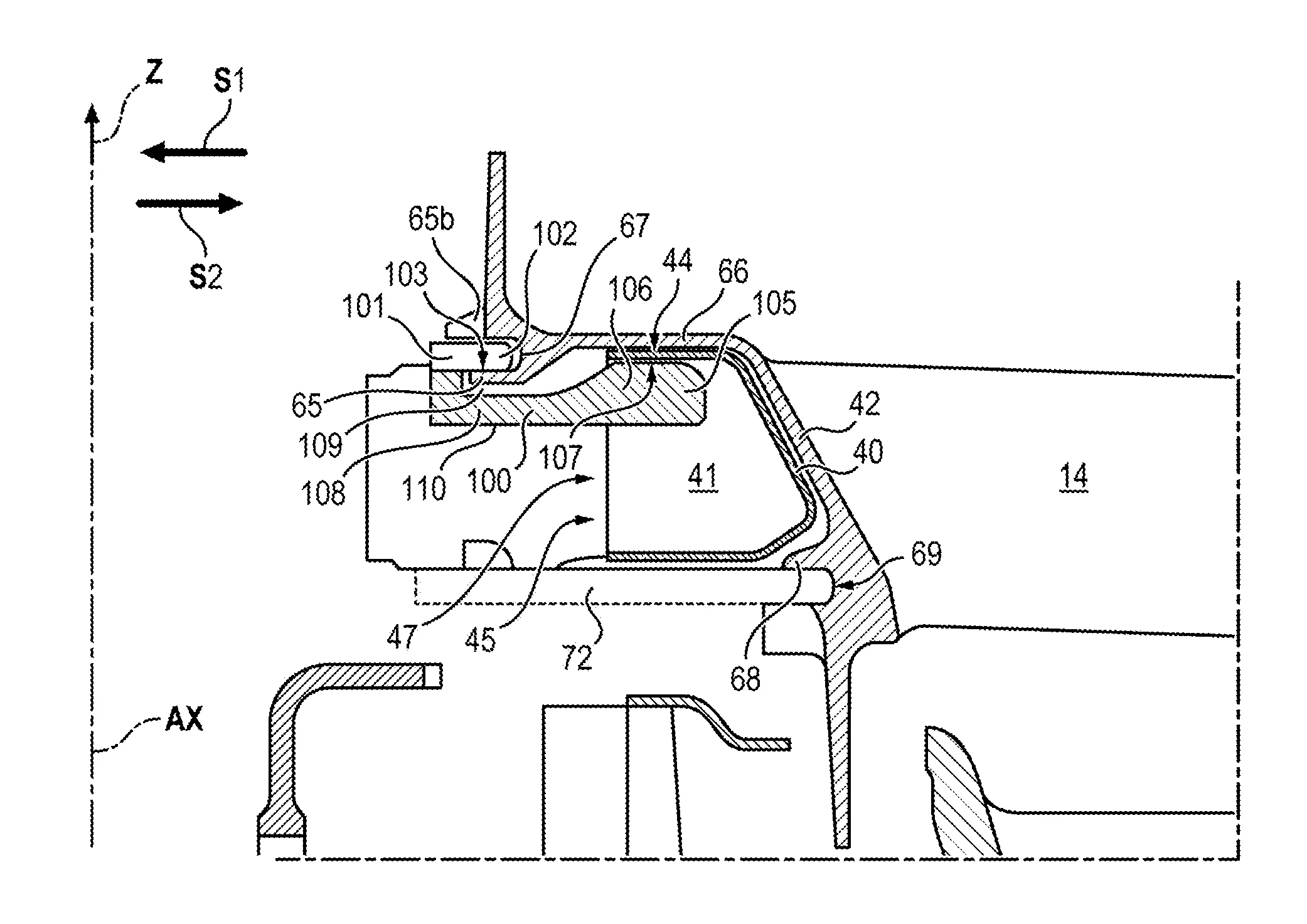 Dispositif de maintien pour le démontage d’une roue à aubes de turbomachine et procédé l’utilisant
