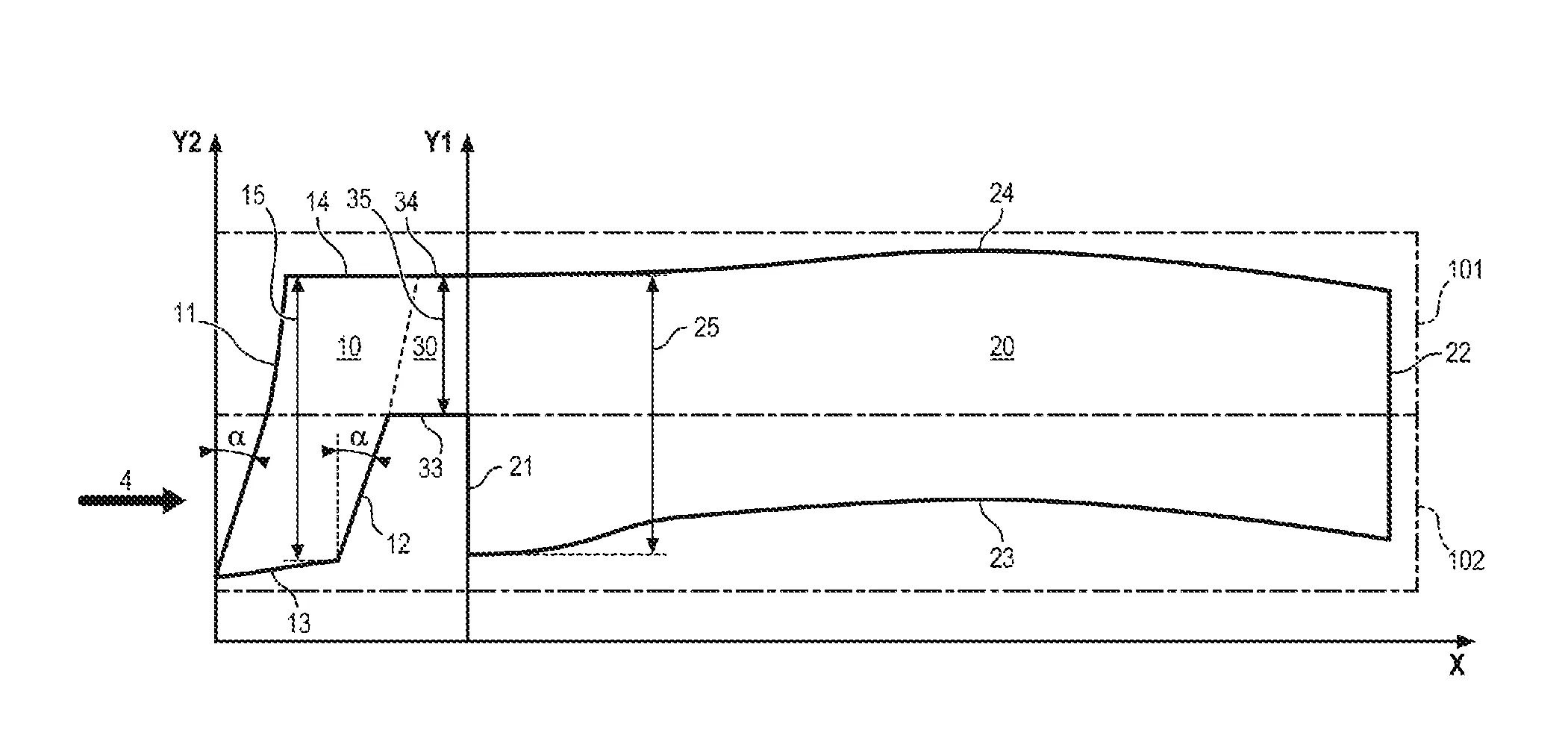 Ensemble d’aube directrice de sortie et de bifurcation pour turbomachine