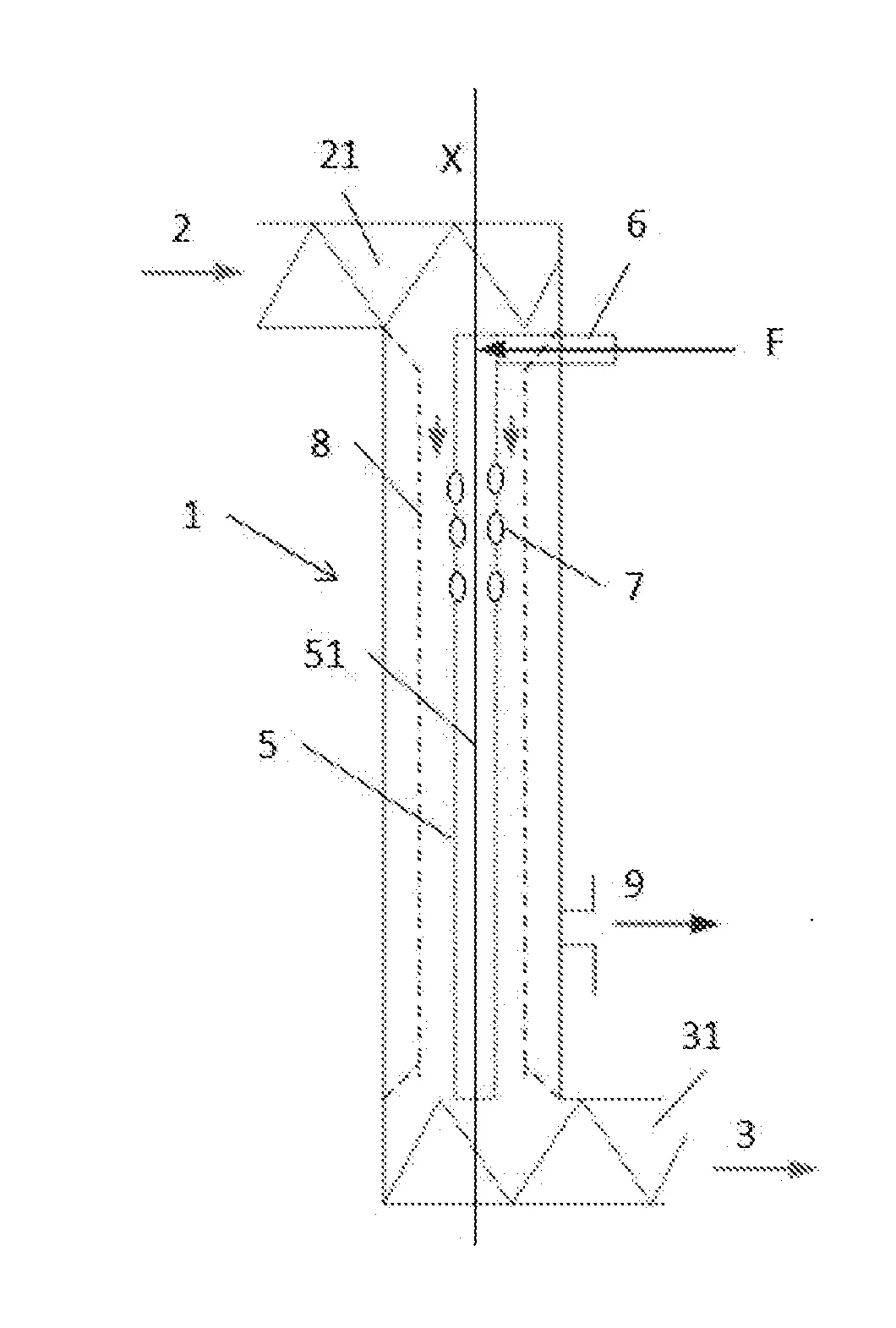 Réacteur tubulaire radial