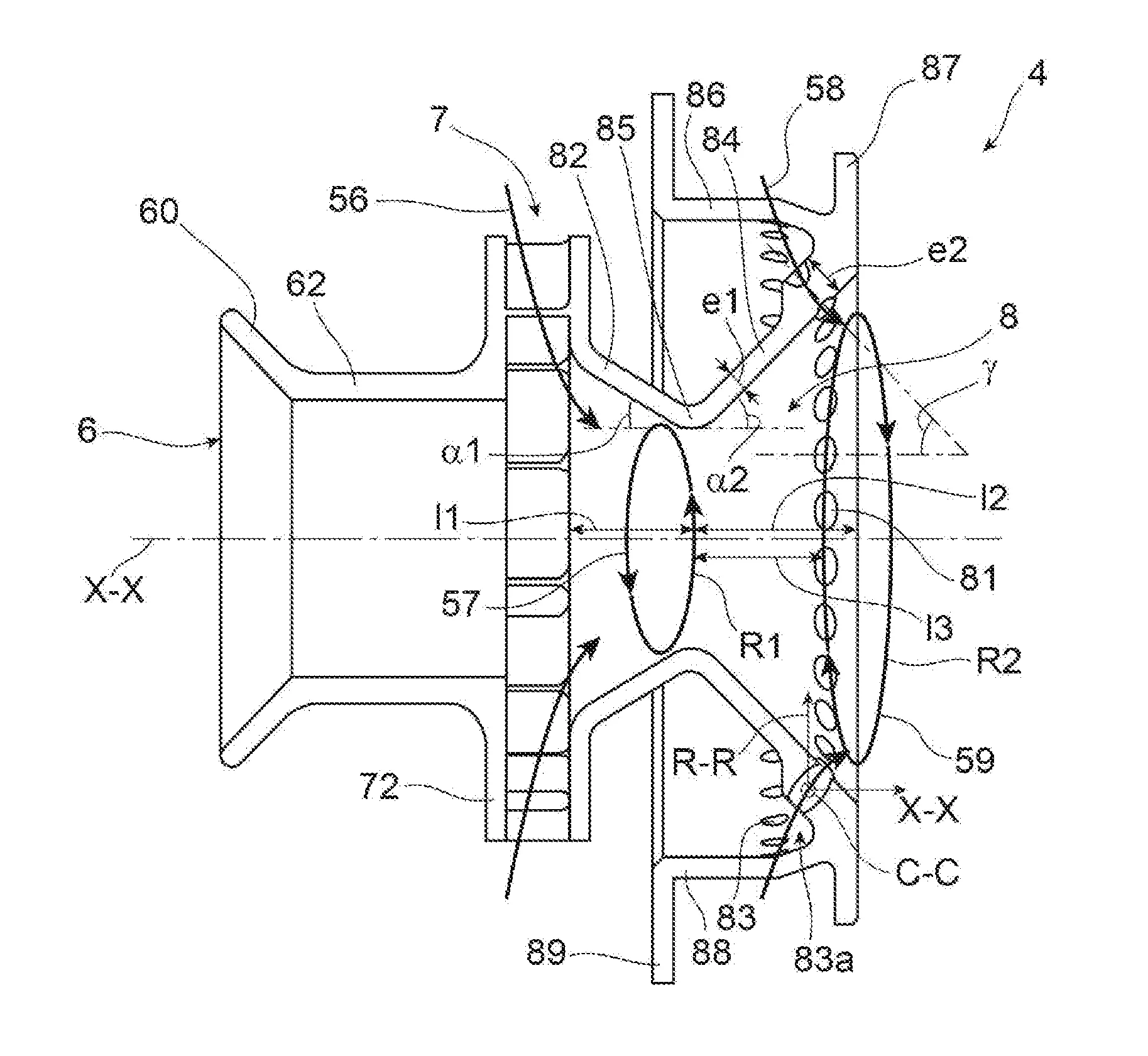 Systeme d’injection pour turbomachine, comprenant une vrille et des trous tourbillonnaires de bol melangeur