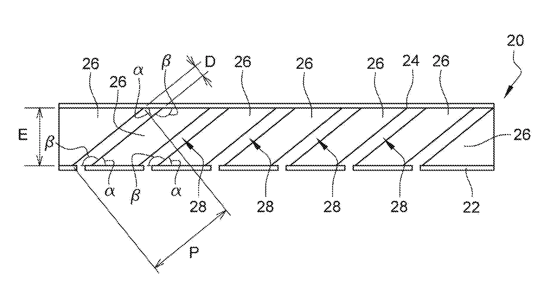 Dispositif de réduction de bruit avec structure en nid d’abeille à perçage oblique